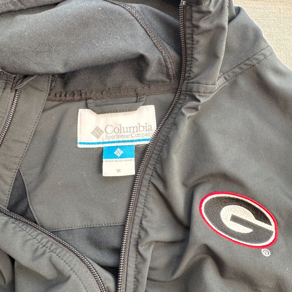 Columbia Sportswear University of Georgia Super G Full Zip Hooded Jacket Medium - Picture 2 of 5